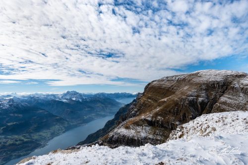 LBK610-6321-Winterlicher-Blick-vom-Chaeserrugg-zum-Walensee